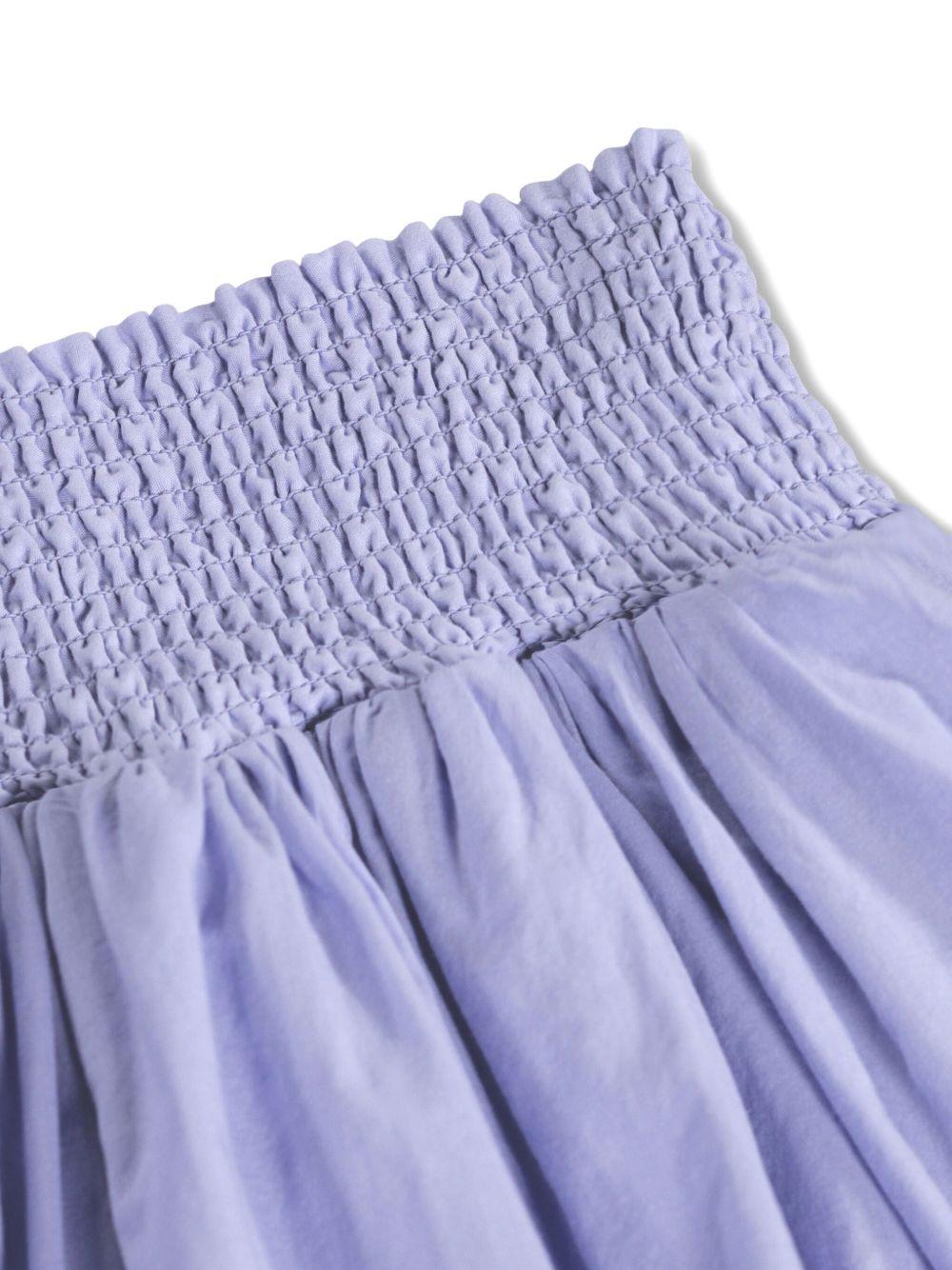 Gonna Brenna per bambina Molo viola con design arricciato - Rubino Kids