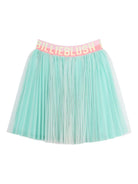 Gonna per bambina Billieblush azzurra con design plissettato - Rubino Kids