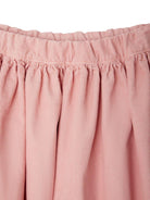 Gonna per bambina Bonpoint rosa in velluto a coste con elastico in vita - Rubino Kids