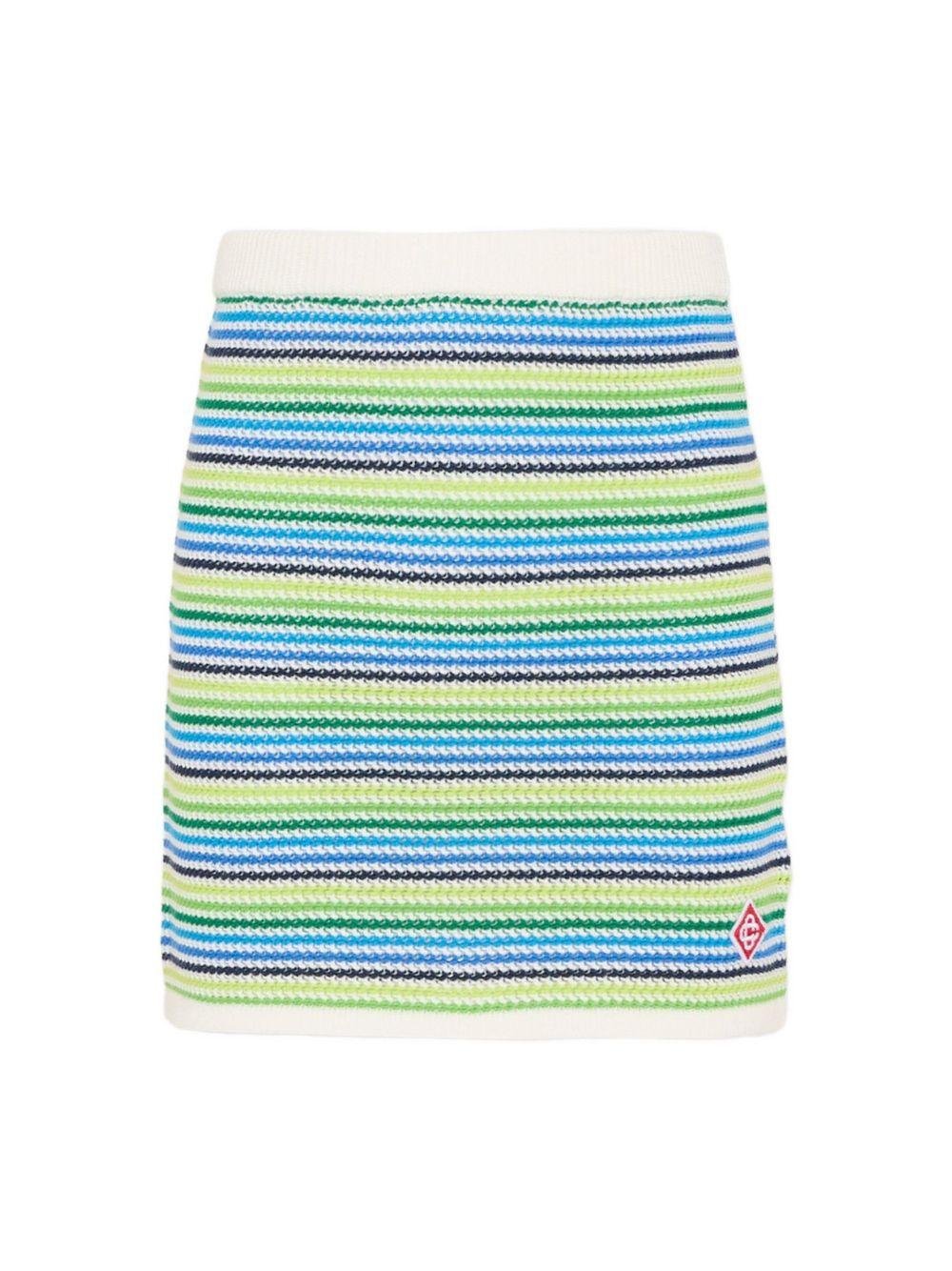 Gonna per bambina Casablanca Kids verde con vita elasticizzata - Rubino Kids