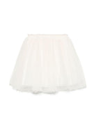 Gonna per bambina Donsje stile tutù Pien beige con dettagli in tulle - Rubino Kids