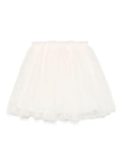 Gonna per bambina Donsje stile tutù Pien beige con dettagli in tulle - Rubino Kids