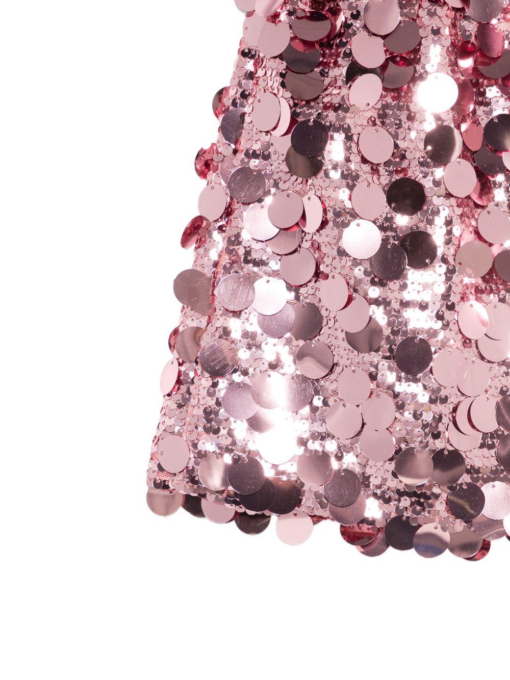 Gonna per bambina Douuod Kids rosa con decorazione con paillettes - Rubino Kids