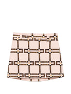 Gonna per bambina Elisabetta Franchi La Mia Bambina rosachiaro con fibbia - Rubino Kids