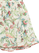 Gonna per bambina Etro Kids beige con stampa floreale - Rubino Kids