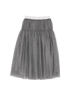 Gonna per bambina Il Gufo grigia con design svasato - Rubino Kids