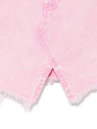 Gonna per bambina John Richmond Junior rosa con effetto schiarito - Rubino Kids