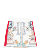 Gonna per bambina Just Cavalli Kids bianca con stampa - Rubino Kids