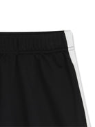 Gonna per bambina Kenzo Kids nera con dettaglio bande laterali - Rubino Kids