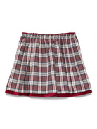 Gonna per bambina Mariella Ferrari rosso con vita elasticizzata - Rubino Kids