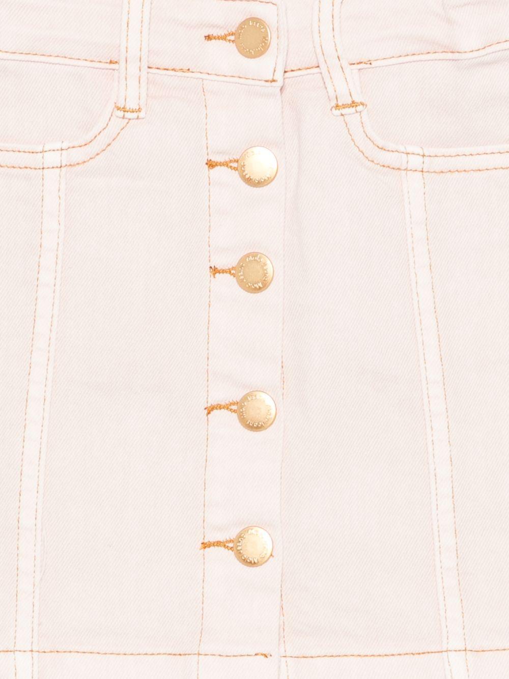 Gonna per bambina Molo rosa con chiusura frontale con abbottonatura - Rubino Kids