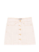 Gonna per bambina Molo rosa con chiusura frontale con abbottonatura - Rubino Kids