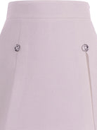 Gonna per bambina Monnalisa bianca con strass - Rubino Kids