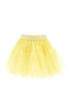 Gonna per bambina Monnalisa gialla con design a strati - Rubino Kids
