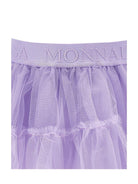 Gonna per bambina Monnalisa viola con ruches - Rubino Kids