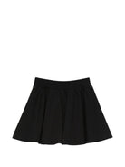 Gonna per bambina Moschino Kids nera con stampa Teddy Bear - Rubino Kids