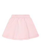 Gonna per bambina Moschino Kids rosa con vita elasticizzata - Rubino Kids