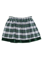 Gonna per neonata Mariella Ferrari verde con motivo scozzese - Rubino Kids