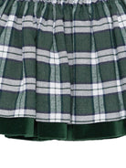 Gonna per neonata Mariella Ferrari verde con motivo scozzese - Rubino Kids