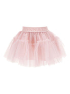 Gonna per neonata Monnalisa rosa con vita elasticizzata - Rubino Kids