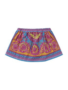 Gonna per neonata Versace Kids multicolor con stampa grafica - Rubino Kids