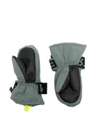 Guanti da neve per bambini Stella McCartney Kids verdi a strappo con dettaglio con logo - Rubino Kids