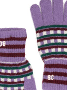 Guanti per bambina Bobo Choses multicolore con motivo a righe - Rubino Kids
