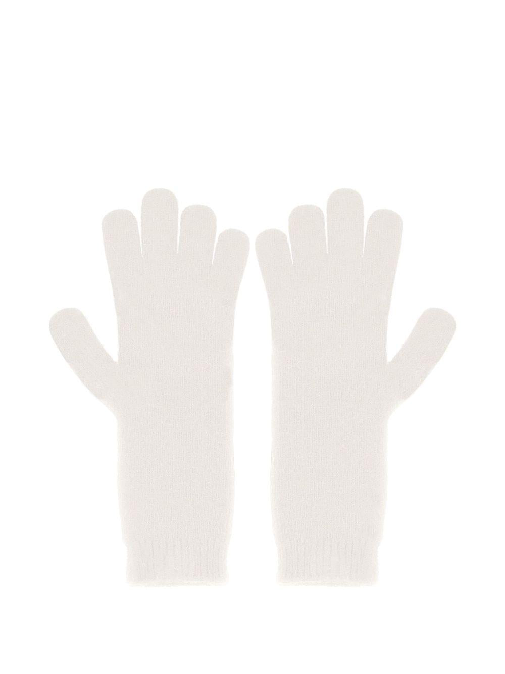 Guanti per bambina Monnalisa bianchi con decorazione con fiocco - Rubino Kids