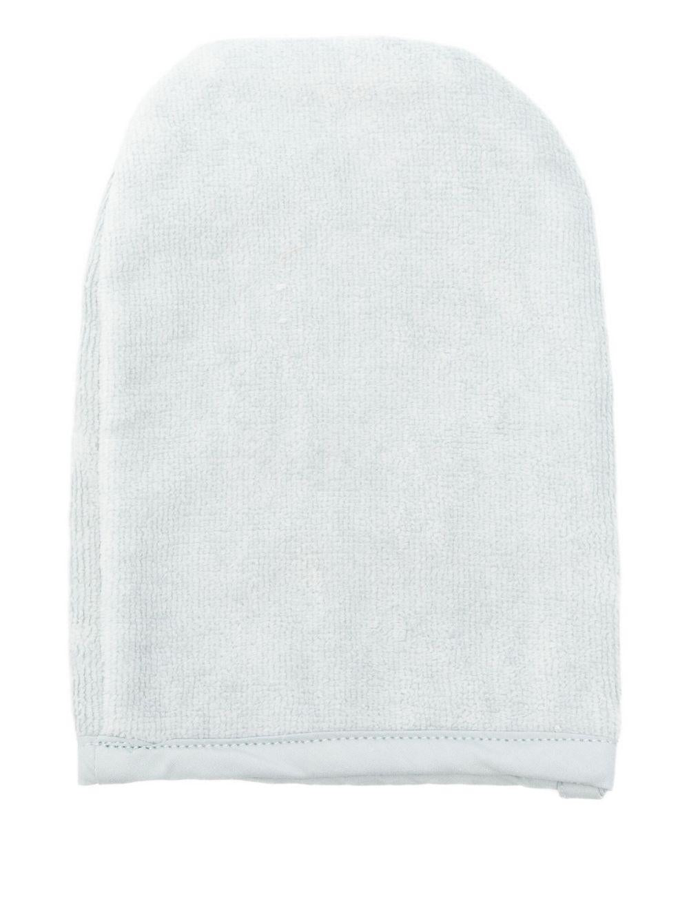 Guanto da bagno per neonati Avery Row azzurro in cotone biologico BMIQUA QUAIL AVERY ROW 