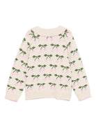 Maglione per bambina Konges Sløjd beige con ricamo ciliegie KS103712 P00005 KONGES SLOJD 