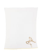 Coperta per neonati Gensami Kids bianca con motivo a fiocco COP-FIOC-WE OFF WHITE GENSAMI 