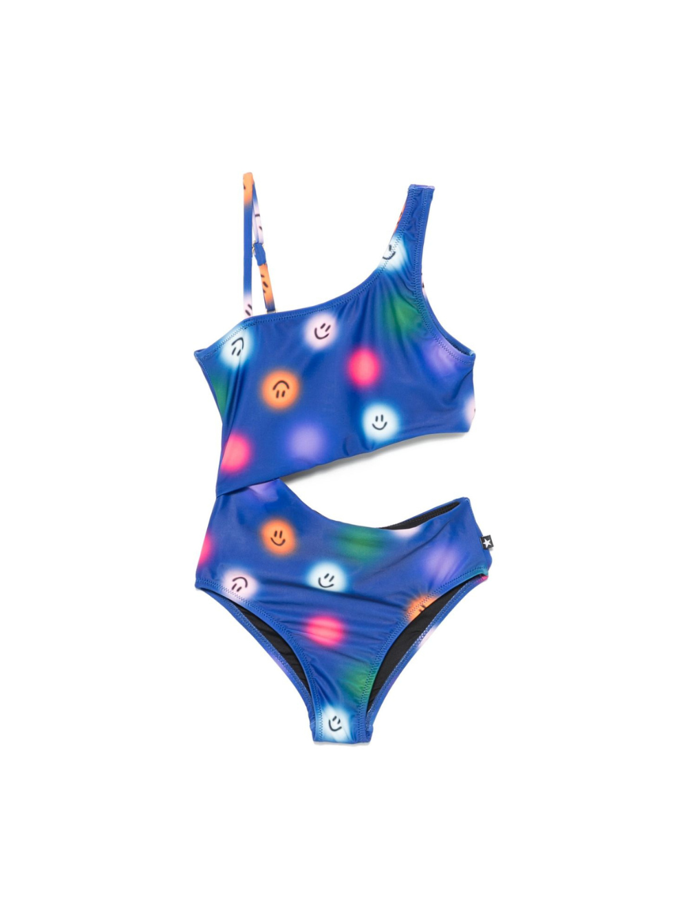 Costume intero per bambina Molo Naan blu con motivo smile 8S25P519 9240 MOLO 