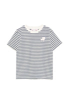 T-shirt Lilas per bambina Bonpoint multicolor con design a righe S06GTSK00005 274 BONPOINT 