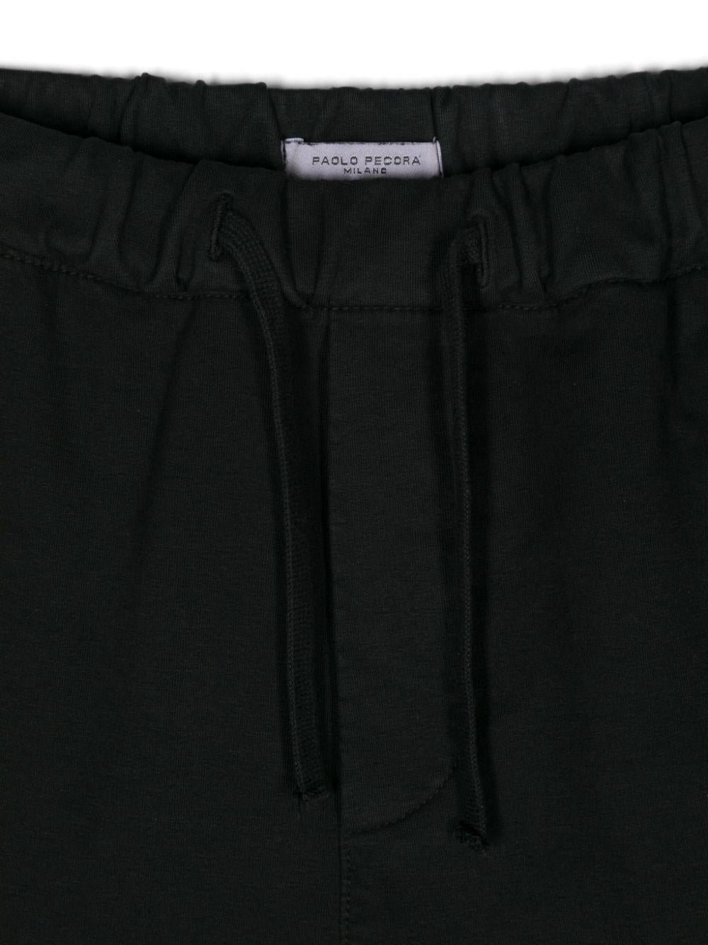 Pantaloni bianchi per bambino con logo sul retro Paolo Pecora Kids PP3870 NERO PAOLO PECORA KIDS 