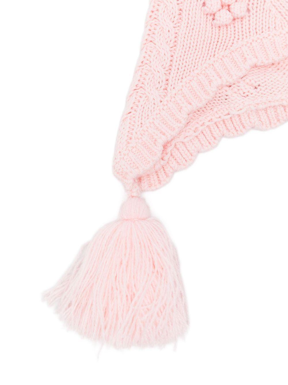 Cappello per neonata Louise Misha rosa con nappe FAC-W25-B0008 BLUSH LOUISE MISHA 