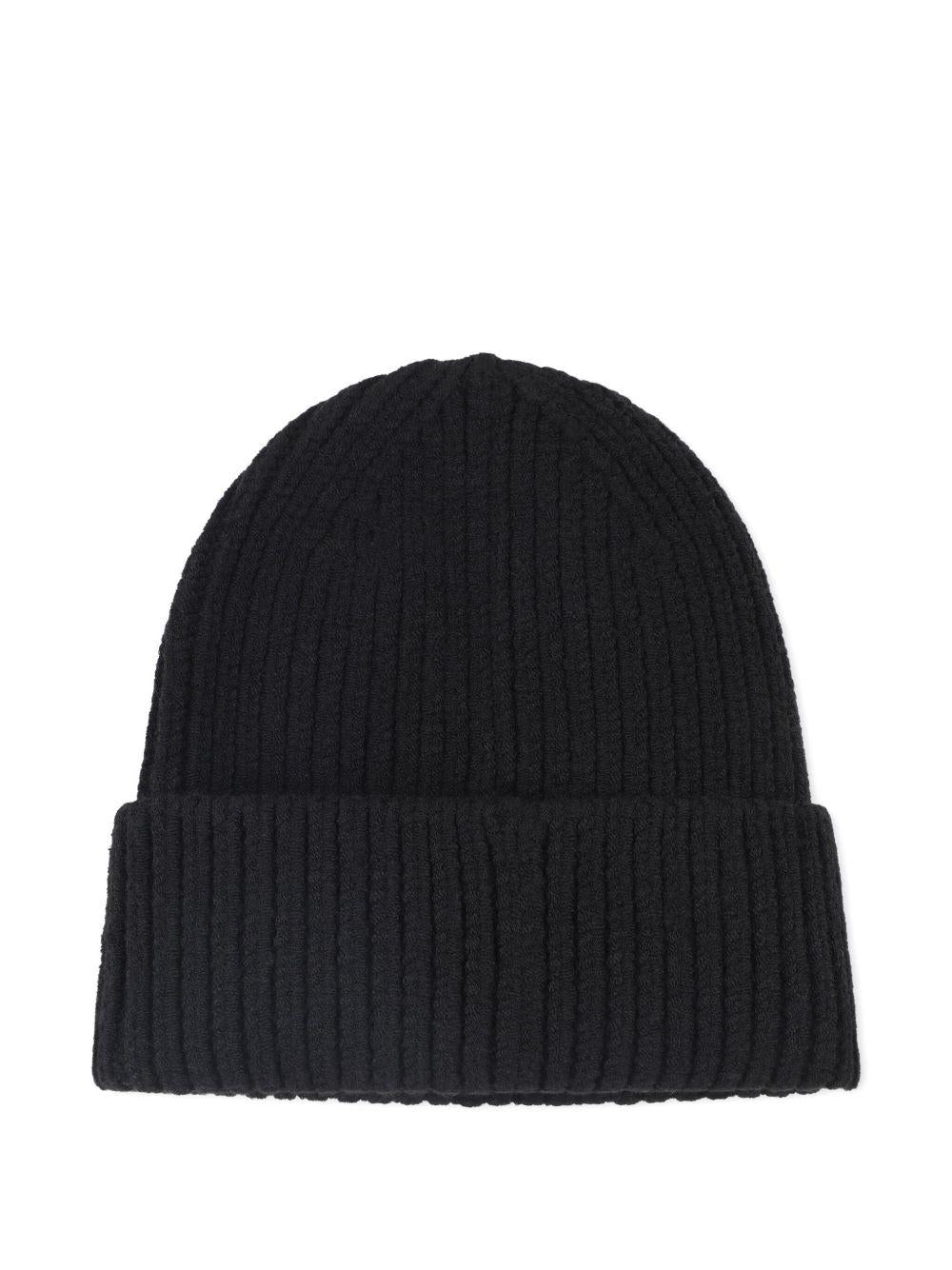 Berretto per bambino Hugo Kids nero con logo ricamato sul davanti G00545 09B Hugo 