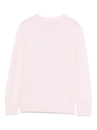 Maglione per bambina MC2 Saint Barth Kids rosa con stampa cane PRC0015 00374I MC2 ST. BARTH KIDS 