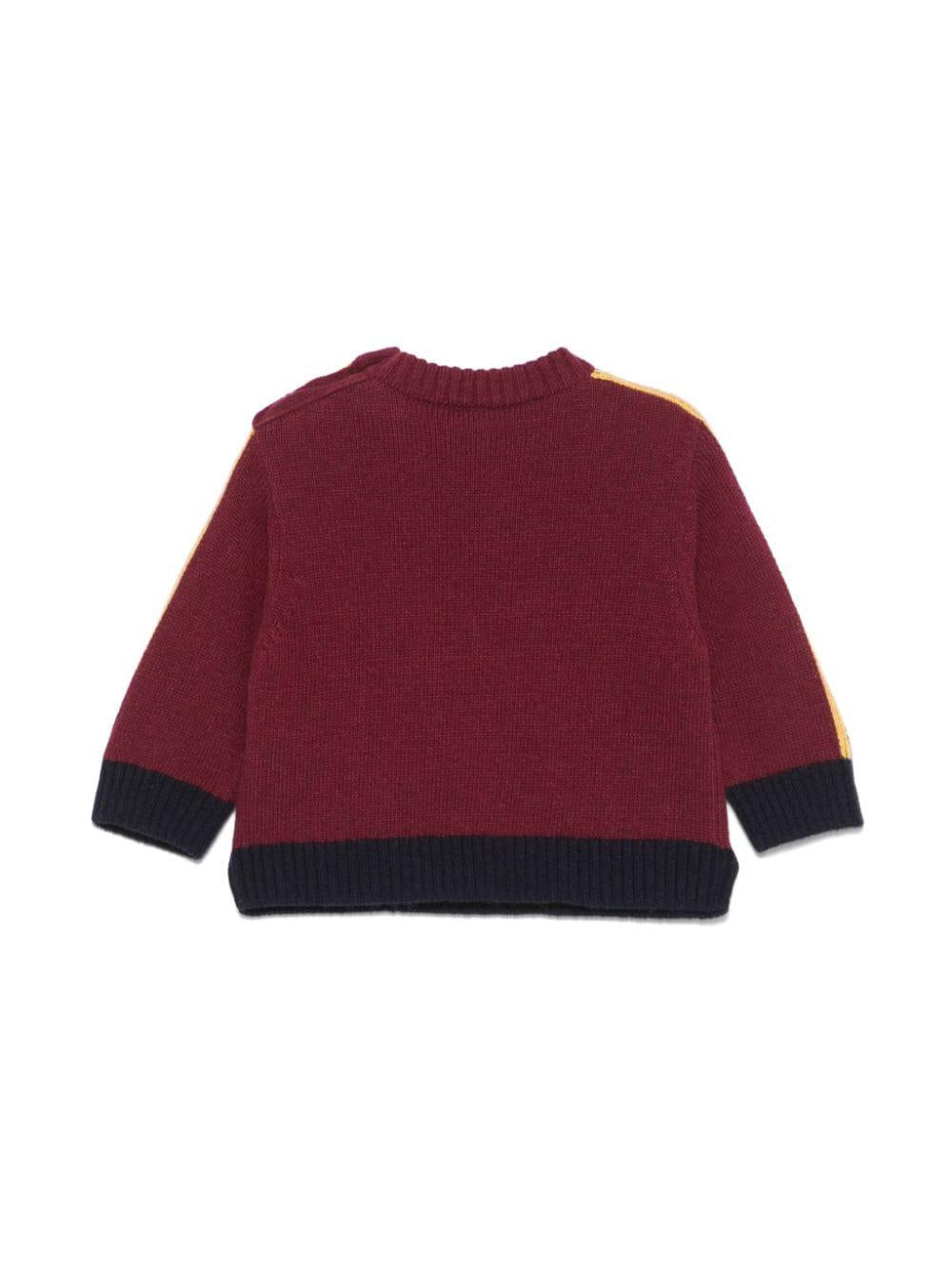 Maglione per neonato ETRO KIDS bordeaux con motivo Pegaso GV9500 Z2498 428 ETRO KIDS 