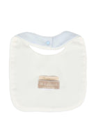 Bavaglino per neonato La Stupenderia azzurro con dettaglio ricamato 1TBBV01 L04 LA STUPENDERIA 