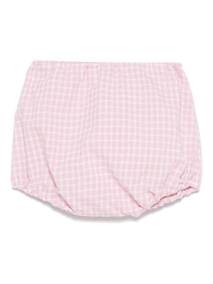 Mariella Ferrari pink checked baby shorts