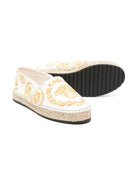 Espadrillas Medusa per bambina Versace Kids bianco con soletta con logo 10180071A12889 2W110 VERSACE KIDS 