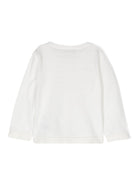 Cardigan per neonata Bonpoint bianco con logo ricamato PEBDA2557CA 102 BONPOINT 
