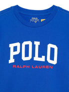T-shirt per bambino Polo Ralph Lauren Kids blu con stampa logo 958159 001 Ralph Lauren kids 