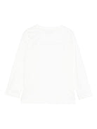 T-shirt per bambino Paolo Pecora Kids bianca con stampa logo sul davanti PP4157 GE-BL PAOLO PECORA KIDS 