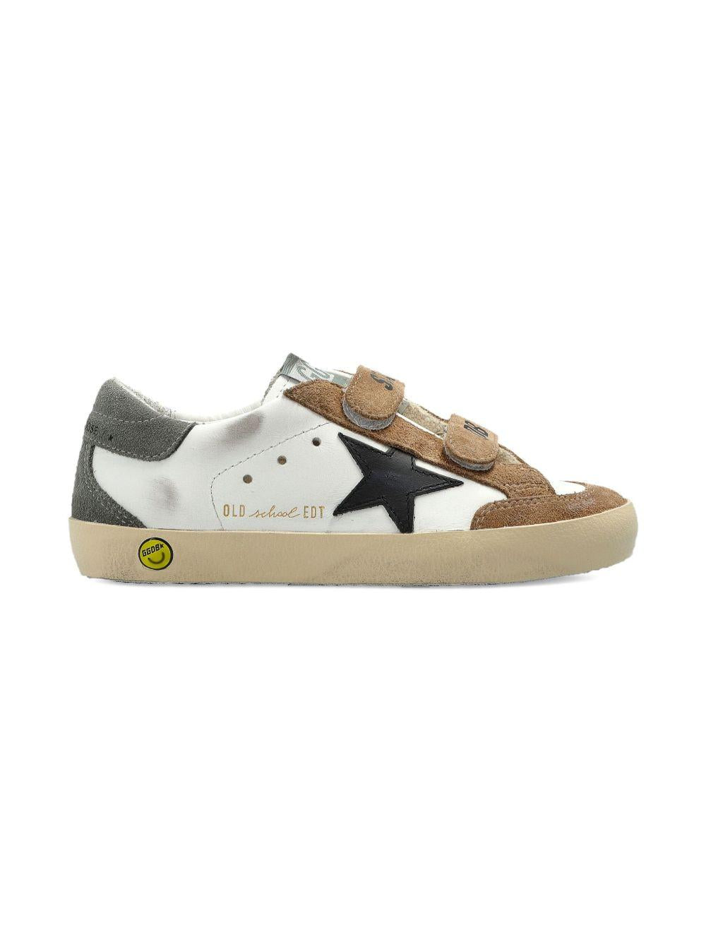 Sneakers Old School per bambino Golden Goose Kids bianche con applicazione stella F00924F008035 83245 GOLDEN GOOSE KIDS 