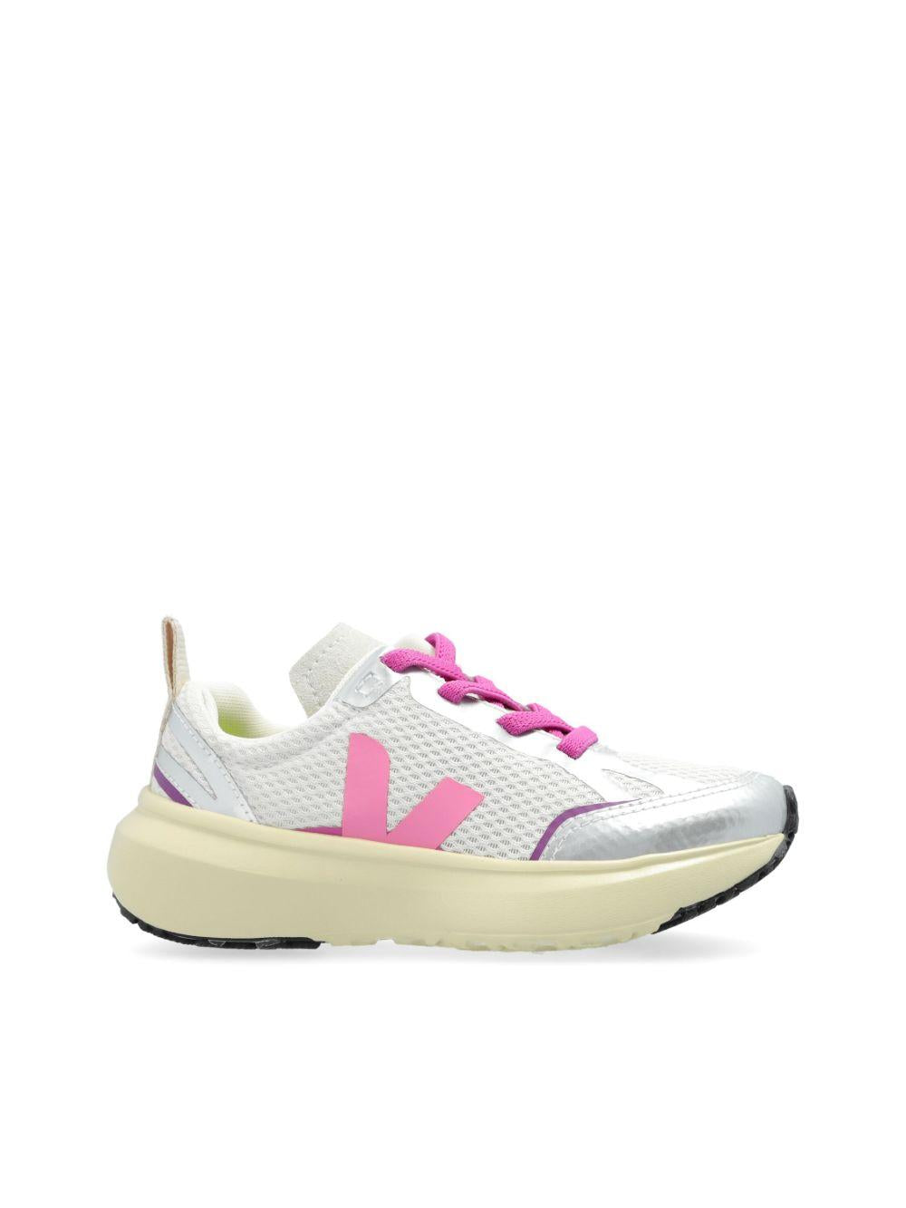 Sneakers per bambina VEJA Kids Canary bianco con chiusura con lacci YL1803821C SMALL CANARY VEJA KIDS 