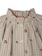 Blusa per bambina Bonpoint beige a quadri W05GBLW00016 310A BONPOINT 