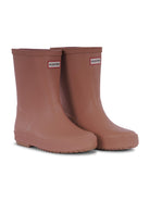 Stivali da pioggia per bambina Hunter Kids rosa con applicazione frontale con logo HFRK0032252 TC HUNTER 