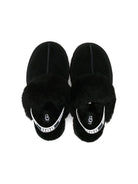 Slippers per bambina UGG Kids Funkette nero con fascia con logo stampato 1130395K BLK UGG 