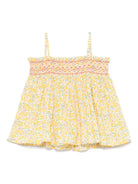 Top Apolline per bambina Bonpoint bianco con spalline sottili S05GBLW00021 534B BONPOINT 